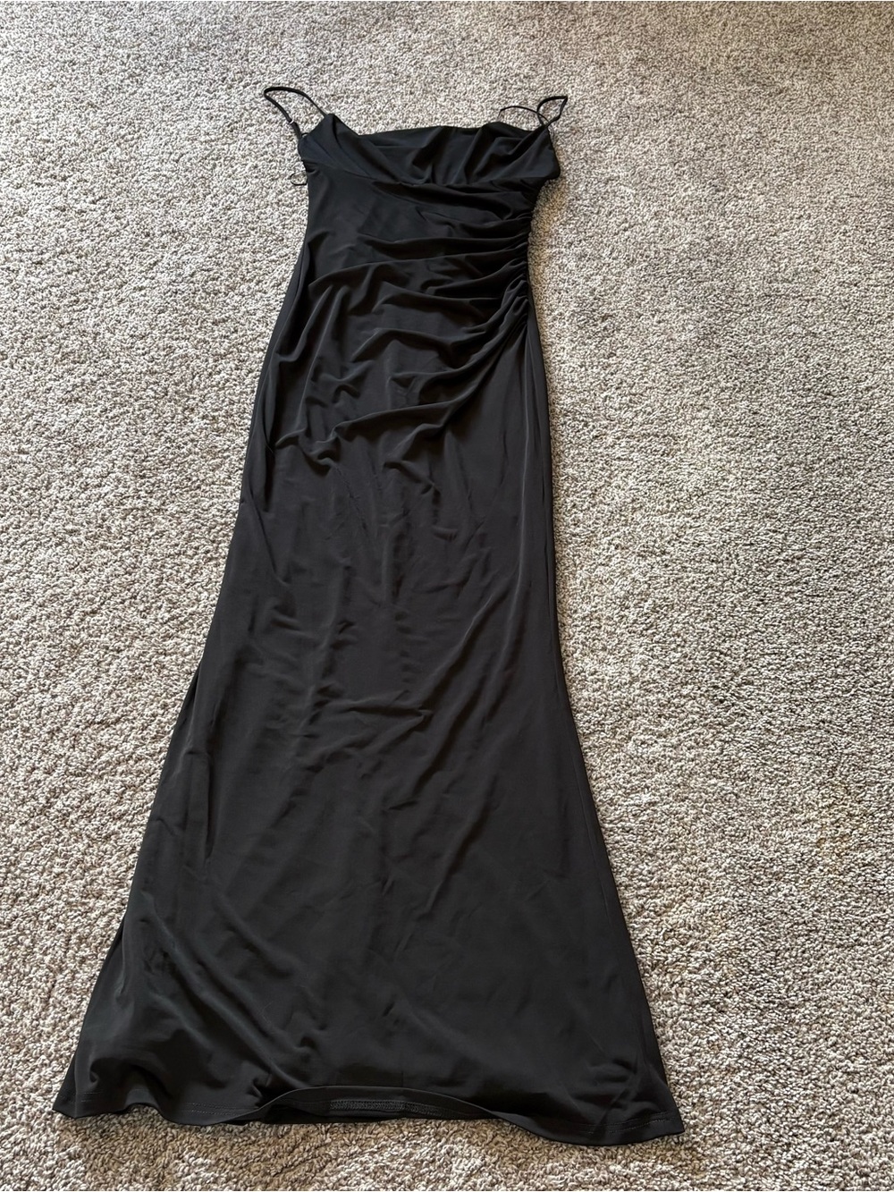 REVOLVE Katie May Surreal Black Backless Lace-Trim Slip Gown Like New - Picture 4 of 7